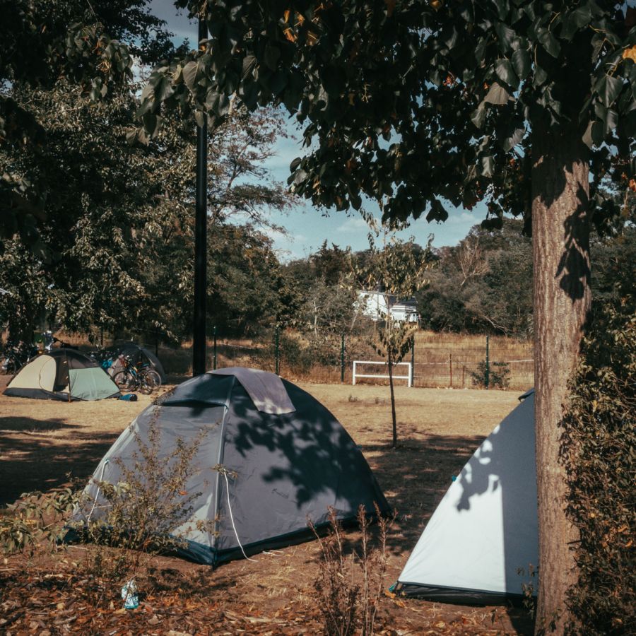 Campingplatz Am großen Teich Campingareal in